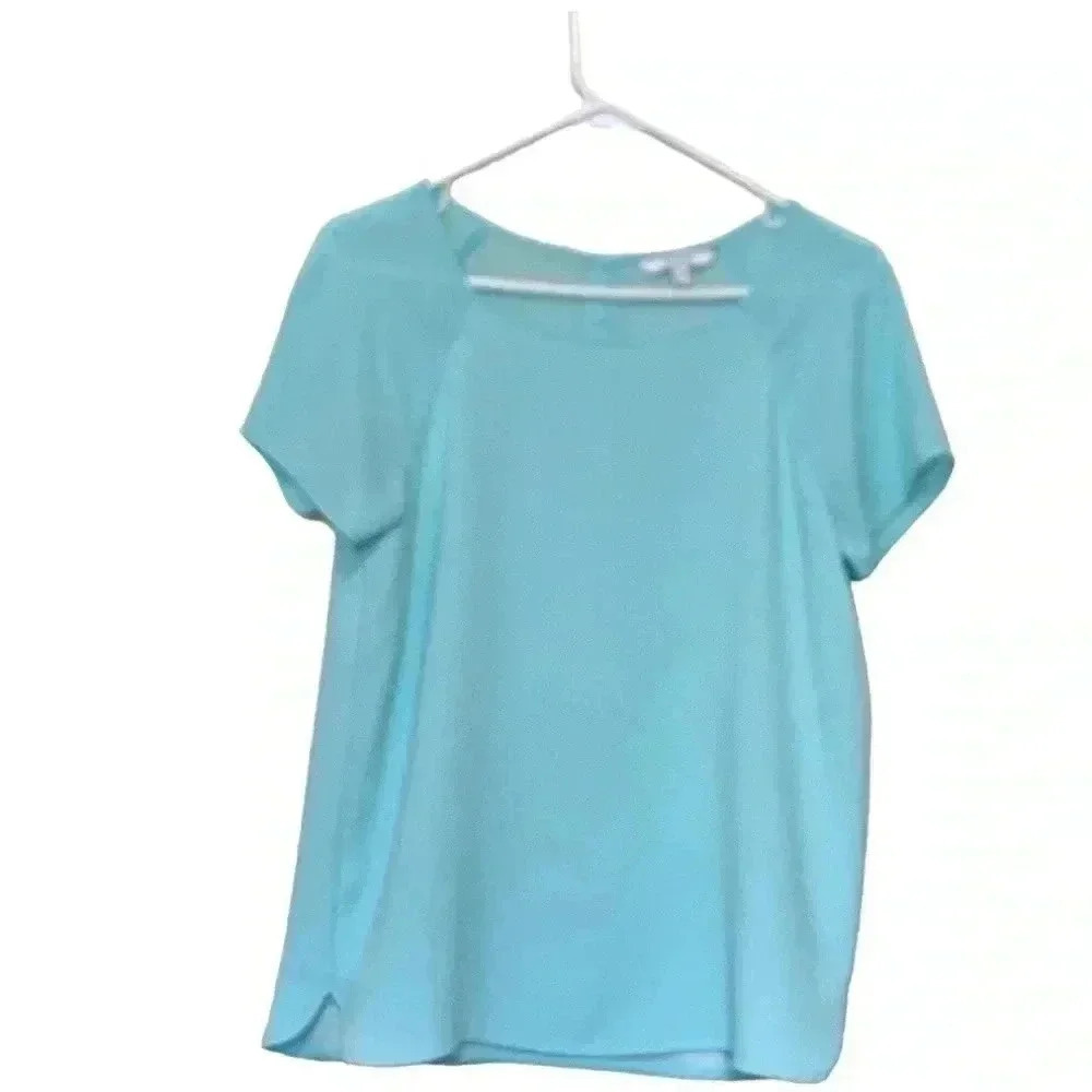 Alfred Sung Mint Green Blouse, size XS, EUC